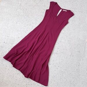 Reformation Burgundy Midi dress size 0